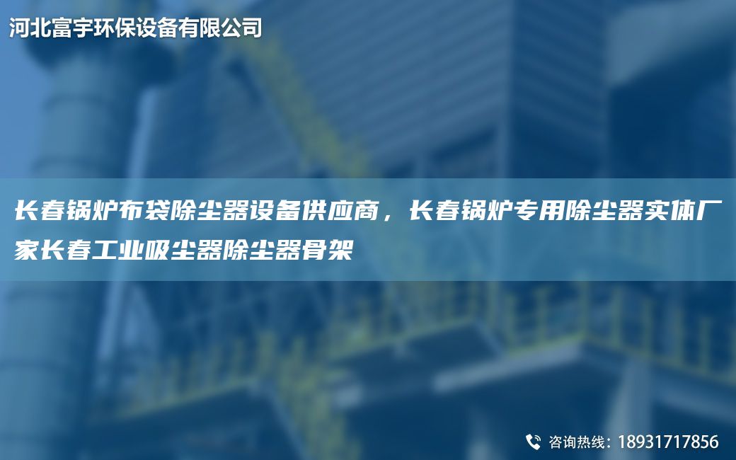 長春鍋爐布袋除塵器設(shè)備供應(yīng)商，長春鍋爐專用除塵器實(shí)體廠家長春工業(yè)吸塵器除塵器骨架