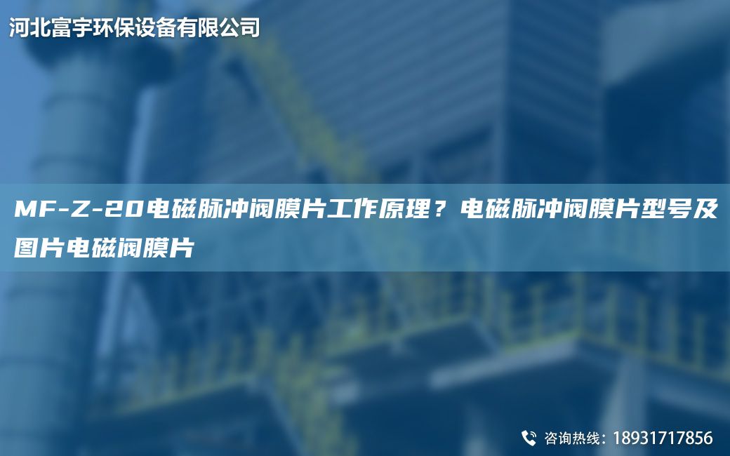 MF-Z-20電磁脈沖閥膜片工作原理？電磁脈沖閥膜片型號及圖片電磁閥膜片