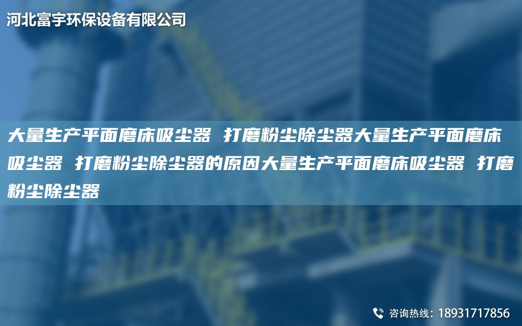 大量生產平面磨床吸塵器 打磨粉塵除塵器大量生產平面磨床吸塵器 打磨粉塵除塵器的原因大量生產平面磨床吸塵器 打磨粉塵除塵器