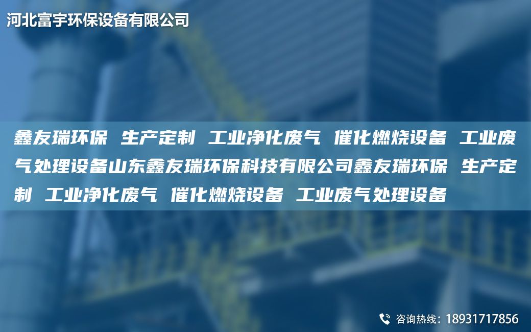 富宇環(huán)保 生產(chǎn)定制 工業(yè)凈化廢氣 催化燃燒設(shè)備 工業(yè)廢氣處理設(shè)備山東富宇環(huán)?？萍加邢薰靖挥瞽h(huán)保 生產(chǎn)定制 工業(yè)凈化廢氣 催化燃燒設(shè)備 工業(yè)廢氣處理設(shè)備