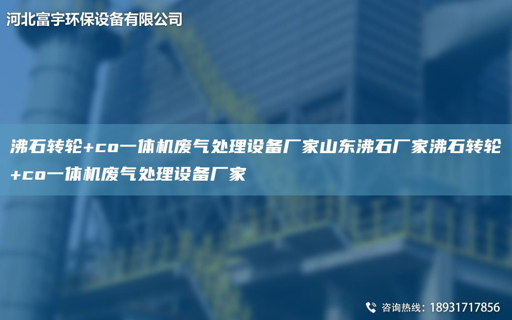 沸石轉(zhuǎn)輪+co一體機(jī)廢氣處理設(shè)備廠家山東沸石廠家沸石轉(zhuǎn)輪+co一體機(jī)廢氣處理設(shè)備廠家