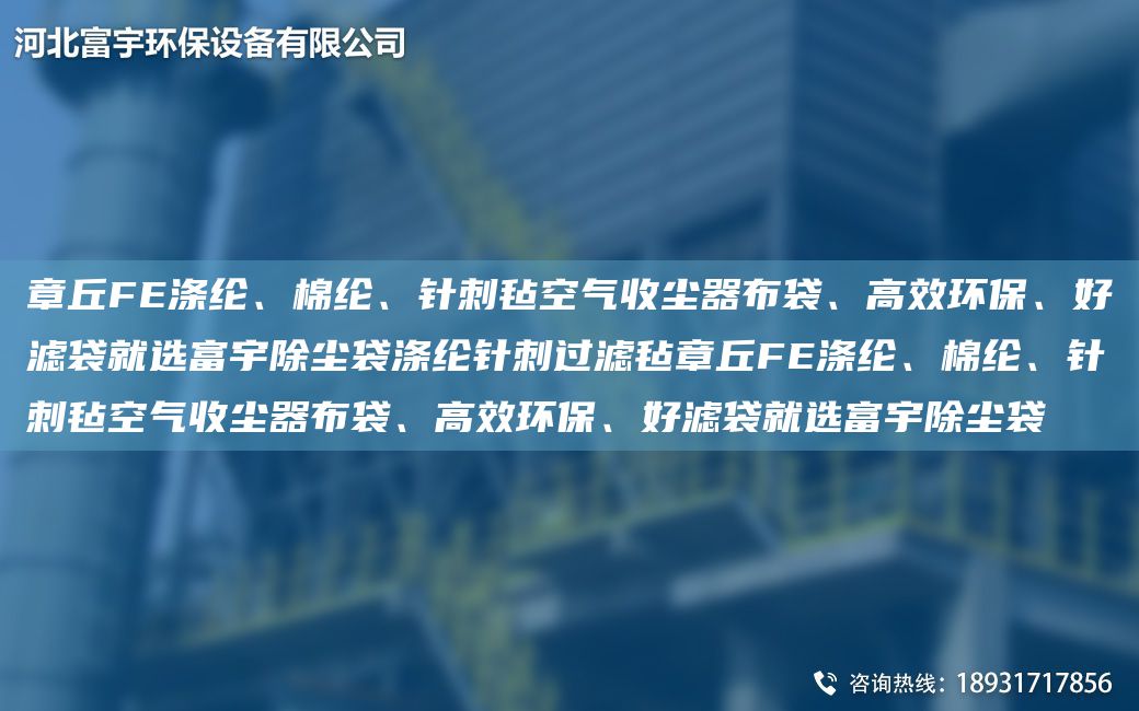 章丘FE滌綸、棉綸、針刺氈空氣收塵器布袋、高效環(huán)保、好濾袋就選富宇除塵袋滌綸針刺過(guò)濾氈章丘FE滌綸、棉綸、針刺氈空氣收塵器布袋、高效環(huán)保、好濾袋就選富宇除塵袋