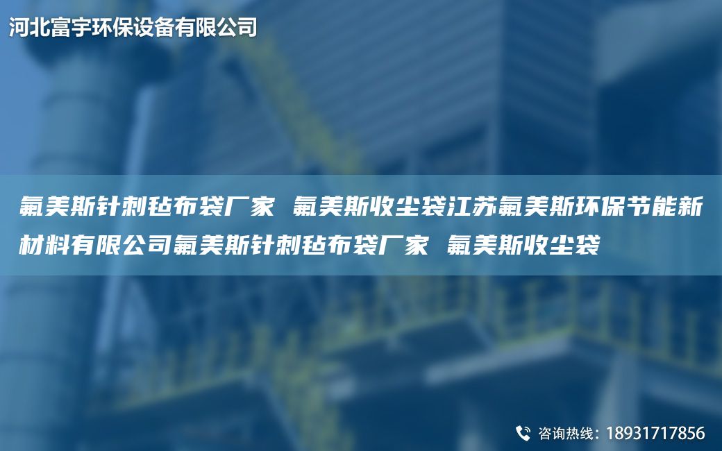 氟美斯針刺氈布袋廠家 氟美斯收塵袋江蘇氟美斯環(huán)保節(jié)能新材料有限公司氟美斯針刺氈布袋廠家 氟美斯收塵袋