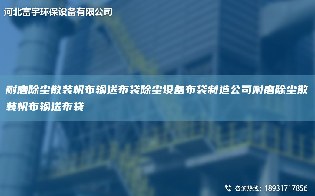 耐磨除塵散裝帆布輸送布袋除塵設(shè)備布袋制造公司耐磨除塵散裝帆布輸送布袋