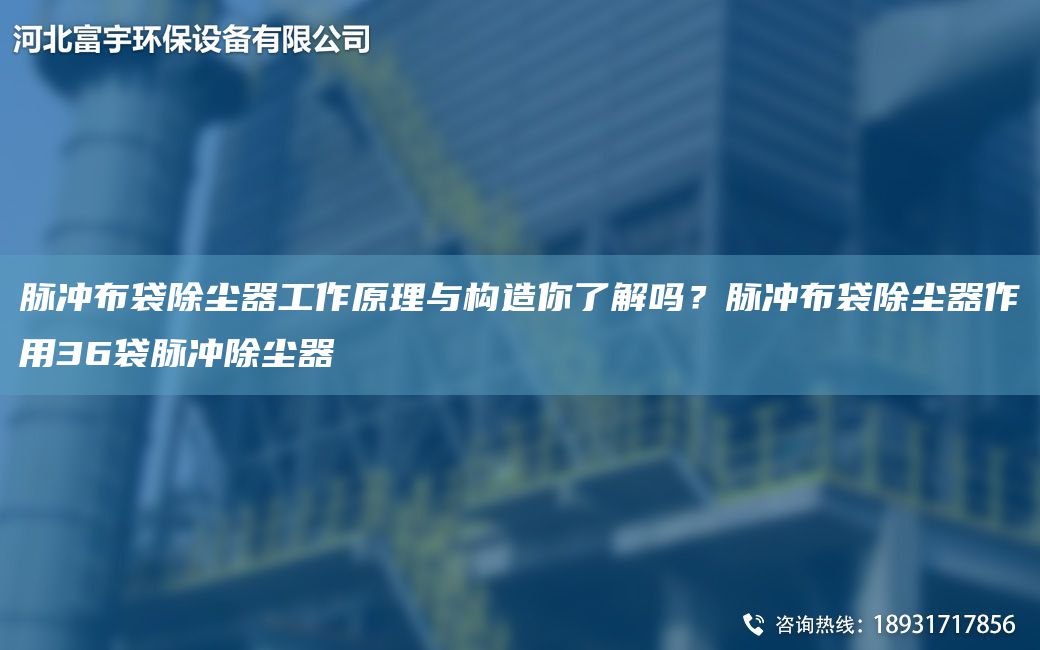 脈沖布袋除塵器工作原理與構(gòu)造你了解嗎？脈沖布袋除塵器作用36袋脈沖除塵器
