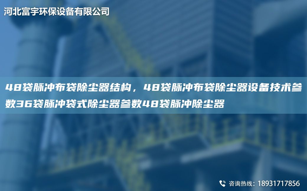 48袋脈沖布袋除塵器結(jié)構(gòu)，48袋脈沖布袋除塵器設(shè)備技術(shù)參數(shù)36袋脈沖袋式除塵器參數(shù)48袋脈沖除塵器