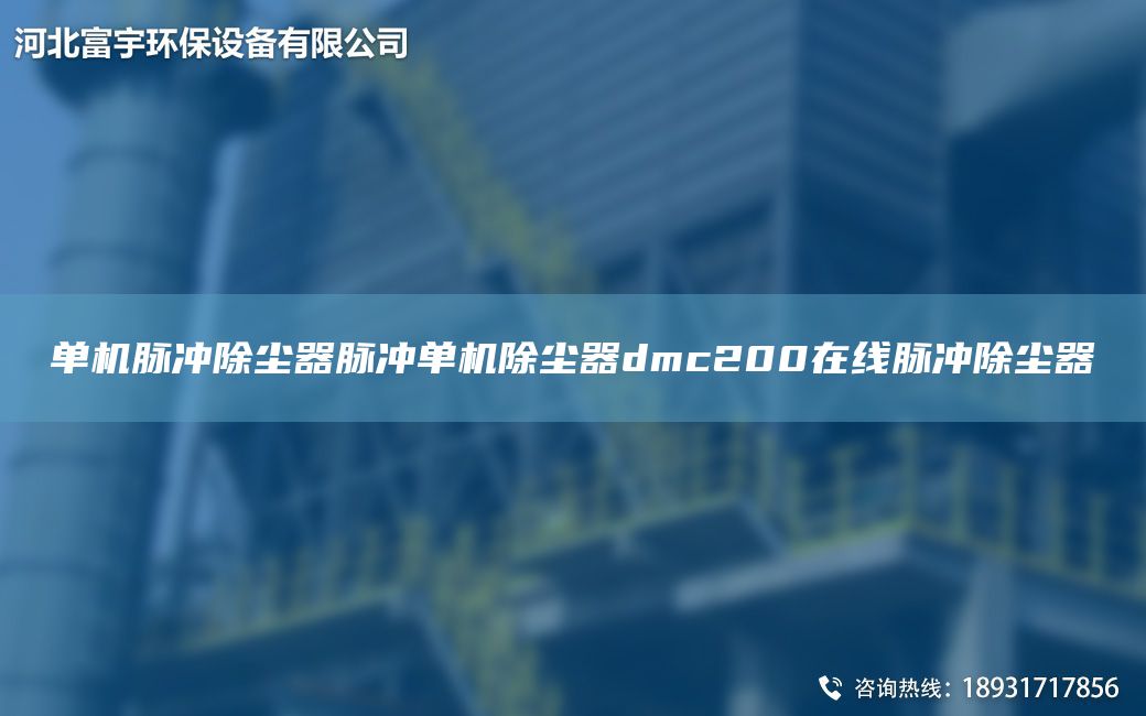 單機(jī)脈沖除塵器脈沖單機(jī)除塵器dmc200在線脈沖除塵器