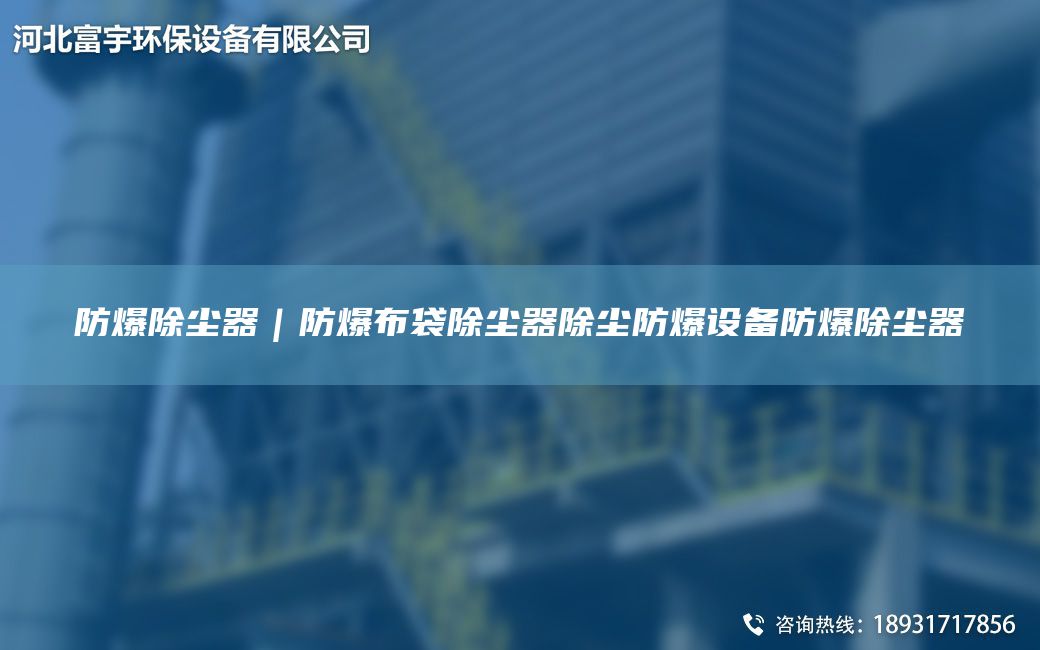 防爆除塵器｜防爆布袋除塵器除塵防爆設(shè)備防爆除塵器