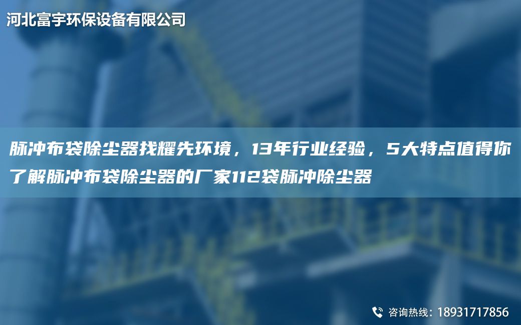 脈沖布袋除塵器找耀先環(huán)境，13NA行業(yè)經(jīng)驗，5大特點值得你了解脈沖布袋除塵器的廠家112袋脈沖除塵器