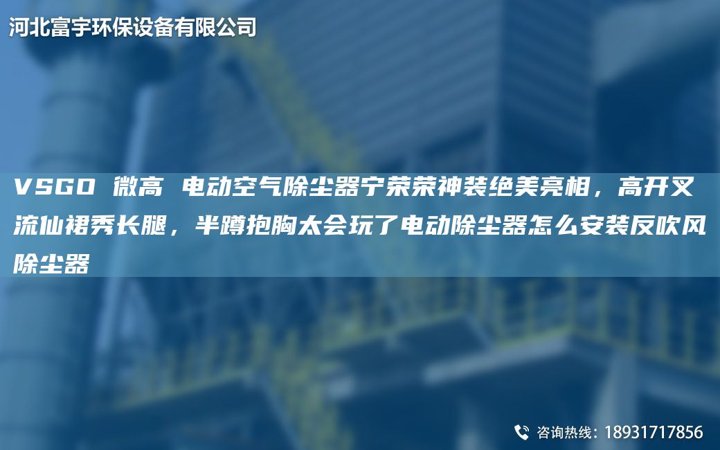 VSGO 微高 電動空氣除塵器寧榮榮神裝絕美亮相，高開叉流仙裙秀長腿，半蹲抱胸太會玩了電動除塵器怎么安裝反吹風(fēng)除塵器