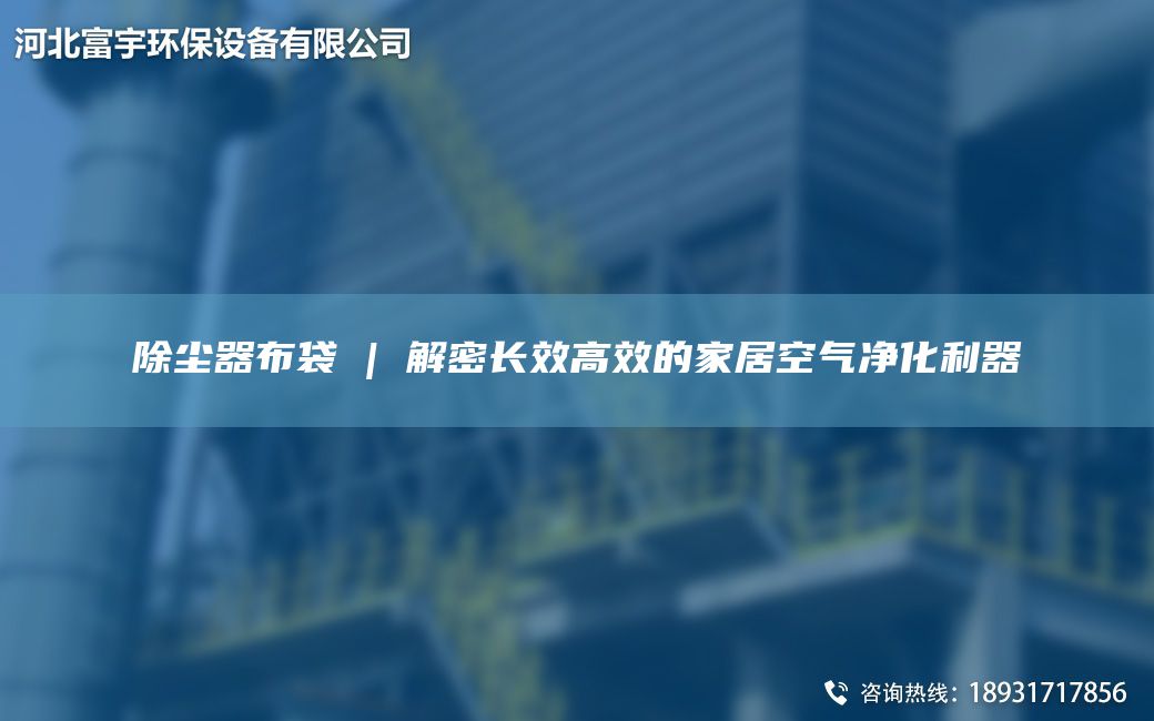 除塵器布袋 | 解密長效高效的家居空氣凈化利器