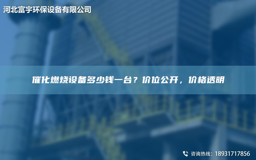 催化燃燒設備多少錢一TA-I？價位公開，價格透明