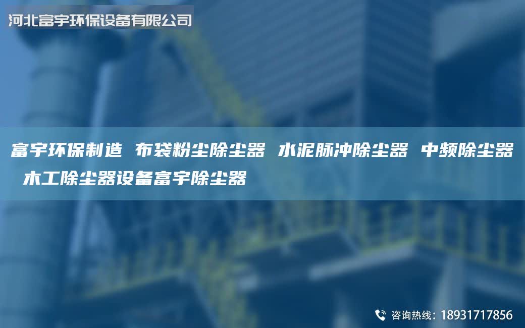富宇環(huán)保制造 布袋粉塵除塵器 水泥脈沖除塵器 中頻除塵器 木工除塵器設(shè)備富宇除塵器