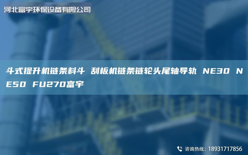 斗式提升機鏈條料斗 刮板機鏈條鏈輪頭尾軸導(dǎo)軌 NE30 NE50 FU270富宇