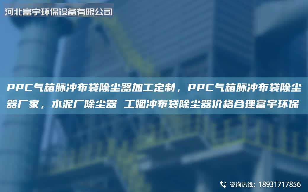 PPC氣箱脈沖布袋除塵器加工定制，PPC氣箱脈沖布袋除塵器廠家，水泥廠除塵器 工姻沖布袋除塵器價格合理富宇環(huán)保