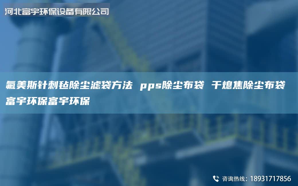 氟美斯針刺氈除塵濾袋方法 pps除塵布袋 干熄焦除塵布袋 富宇環(huán)保富宇環(huán)保