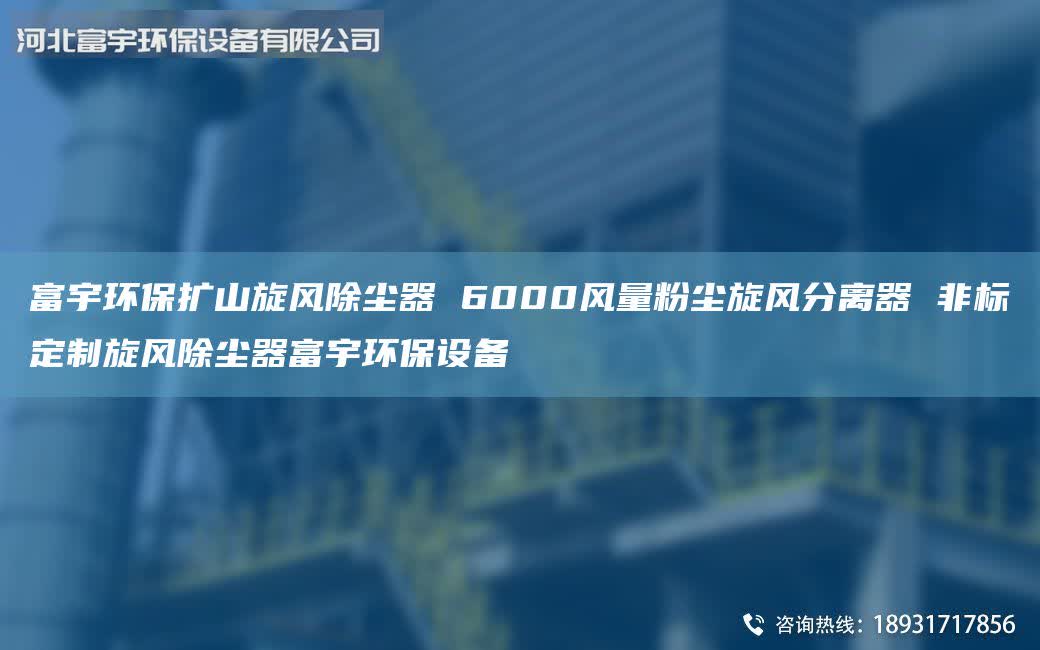 富宇環(huán)保擴(kuò)山旋風(fēng)除塵器 6000風(fēng)量粉塵旋風(fēng)分離器 非標(biāo)定制旋風(fēng)除塵器富宇環(huán)保設(shè)備