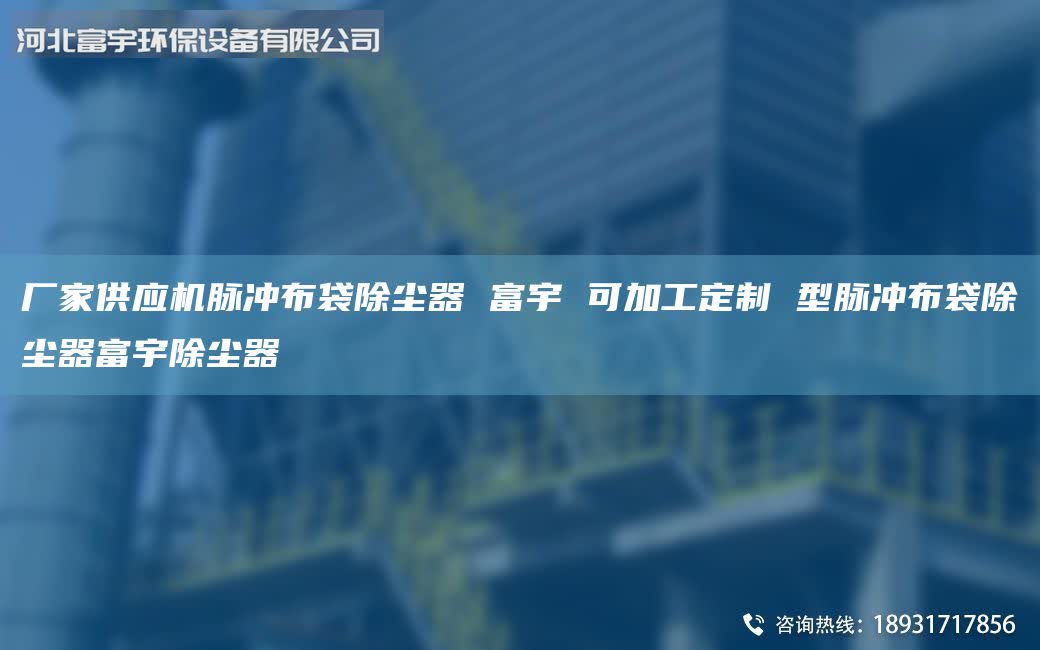 廠家供應機脈沖布袋除塵器 富宇 可加工定制 型脈沖布袋除塵器富宇除塵器