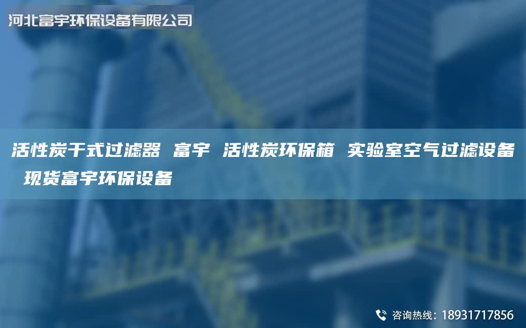 活性炭干式過濾器 富宇 活性炭環(huán)保箱 實驗室空氣過濾設(shè)備 現(xiàn)貨富宇環(huán)保設(shè)備