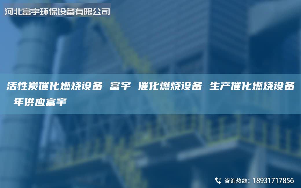 活性炭催化燃燒設(shè)備 富宇 催化燃燒設(shè)備 生產(chǎn)催化燃燒設(shè)備 年供應(yīng)富宇