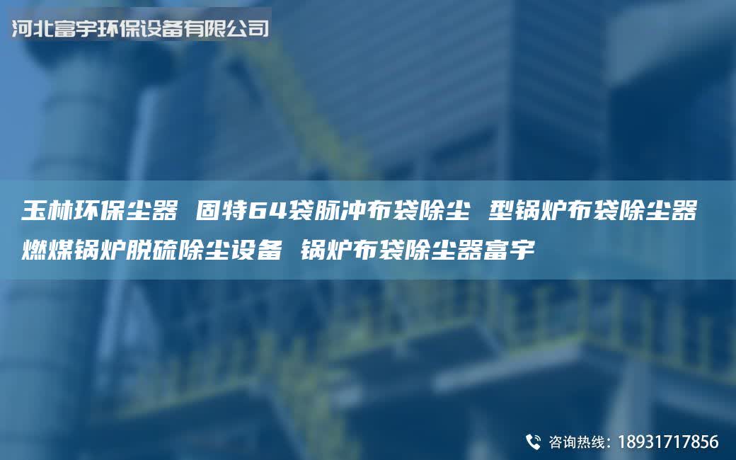 玉林環(huán)保塵器 固特64袋脈沖布袋除塵 型鍋爐布袋除塵器 燃煤鍋爐脫硫除塵設(shè)備 鍋爐布袋除塵器富宇