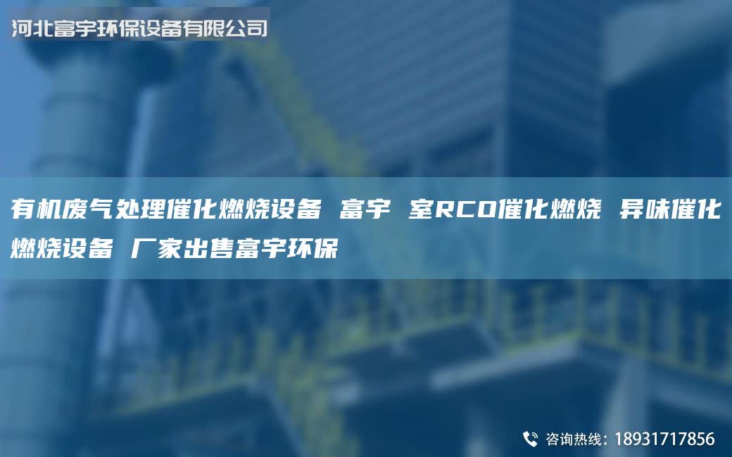有機廢氣處理催化燃燒設備 富宇 室RCO催化燃燒 異味催化燃燒設備 廠家出售富宇環(huán)保