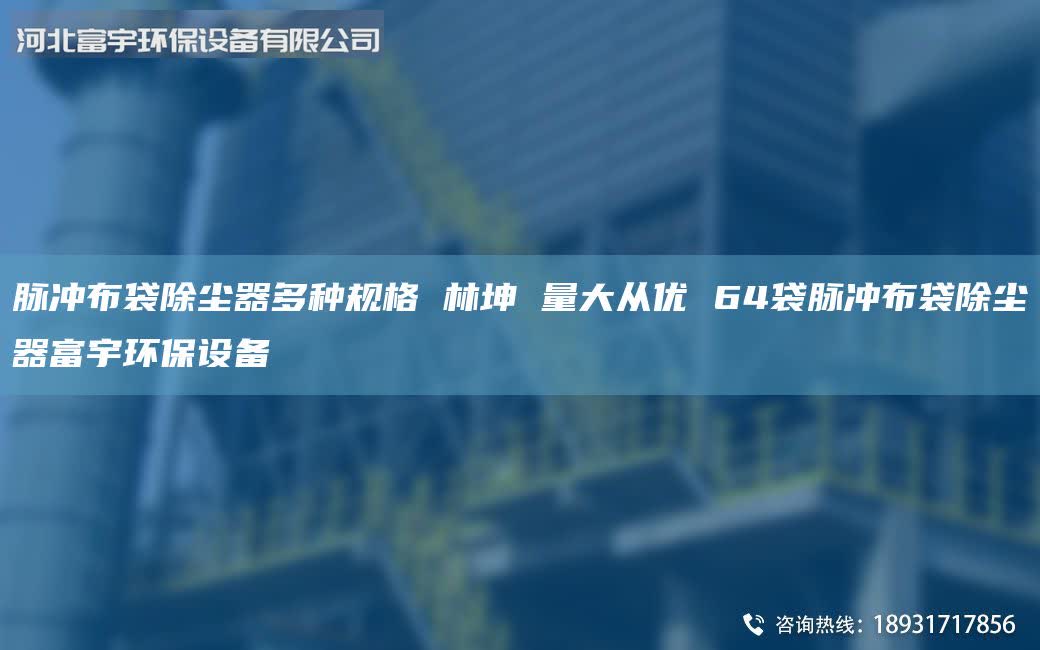 脈沖布袋除塵器多種規(guī)格 林坤 量大從優(yōu) 64袋脈沖布袋除塵器富宇環(huán)保設(shè)備