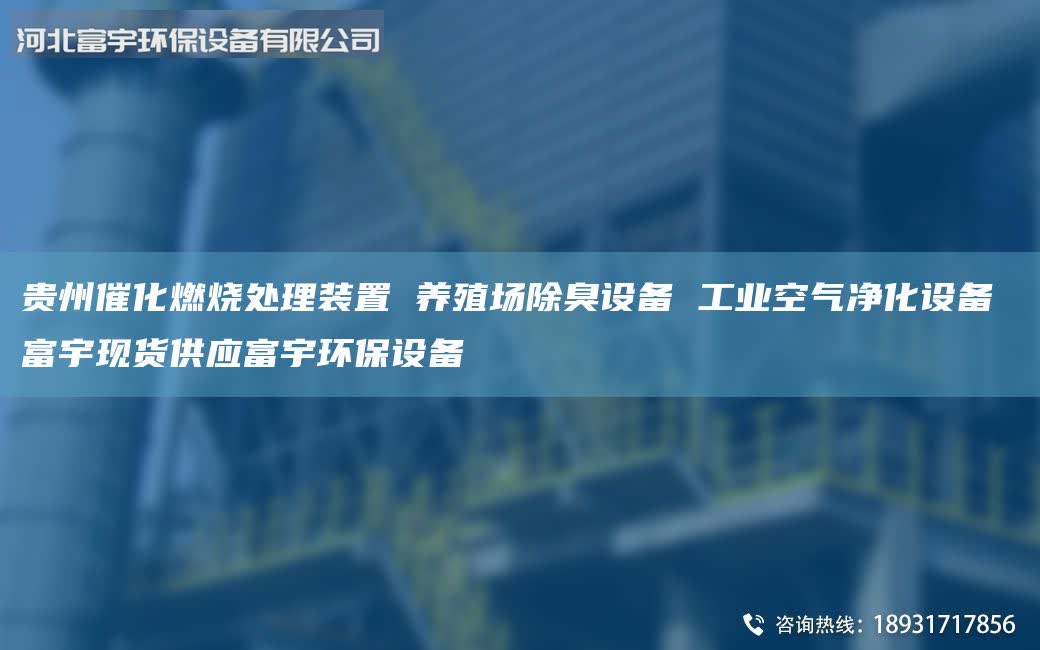 貴州催化燃燒處理裝置 養(yǎng)殖場除臭設(shè)備 工業(yè)空氣凈化設(shè)備 富宇現(xiàn)貨供應(yīng)富宇環(huán)保設(shè)備