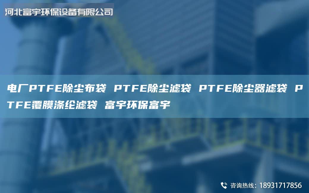 電廠PTFE除塵布袋 PTFE除塵濾袋 PTFE除塵器濾袋 PTFE覆膜滌綸濾袋 富宇環(huán)保富宇