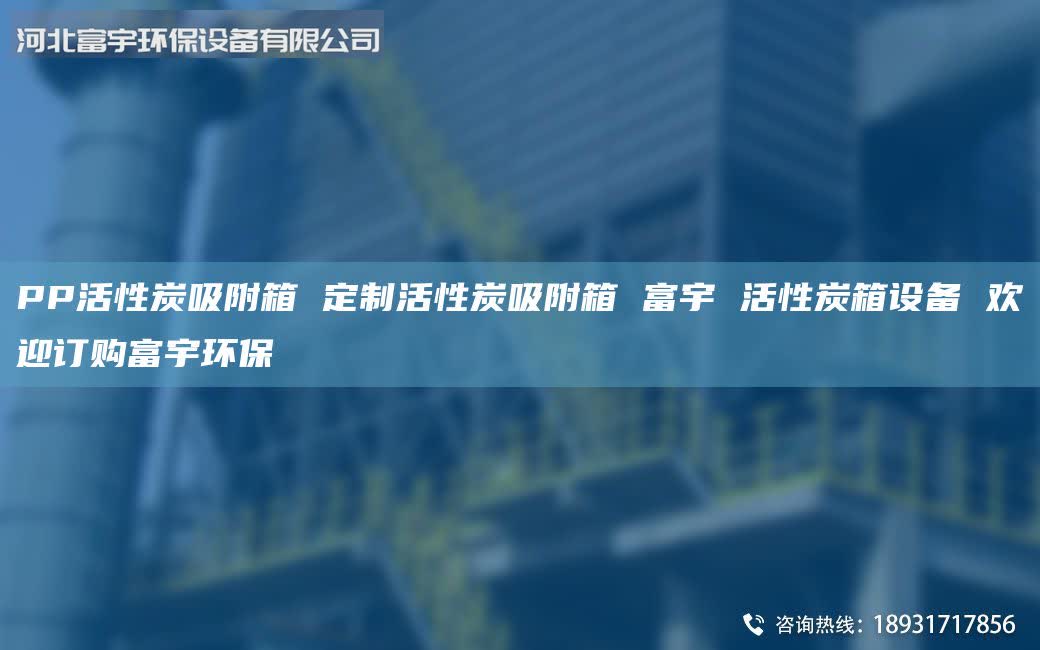 PP活性炭吸附箱 定制活性炭吸附箱 富宇 活性炭箱設(shè)備 歡迎訂購富宇環(huán)保