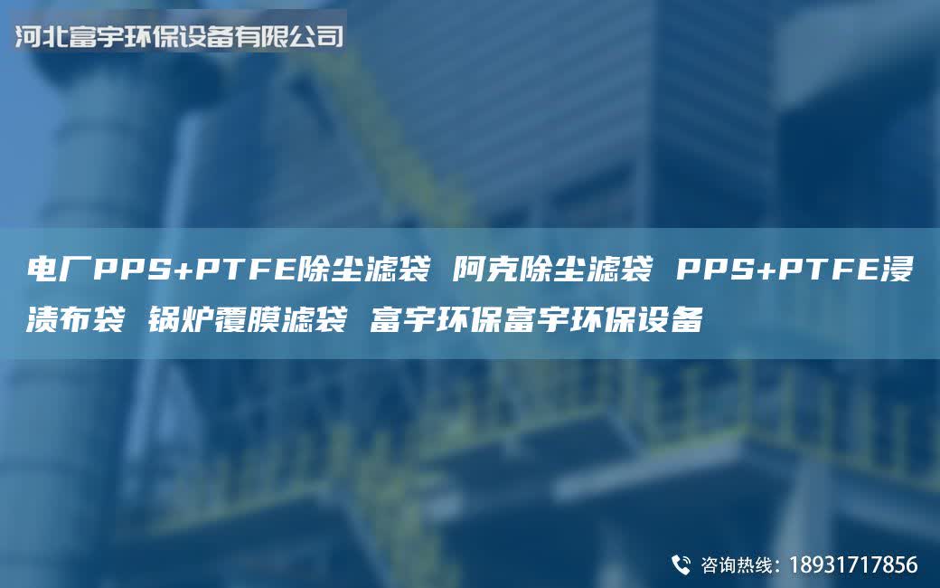 電廠PPS+PTFE除塵濾袋 阿克除塵濾袋 PPS+PTFE浸漬布袋 鍋爐覆膜濾袋 富宇環(huán)保富宇環(huán)保設(shè)備