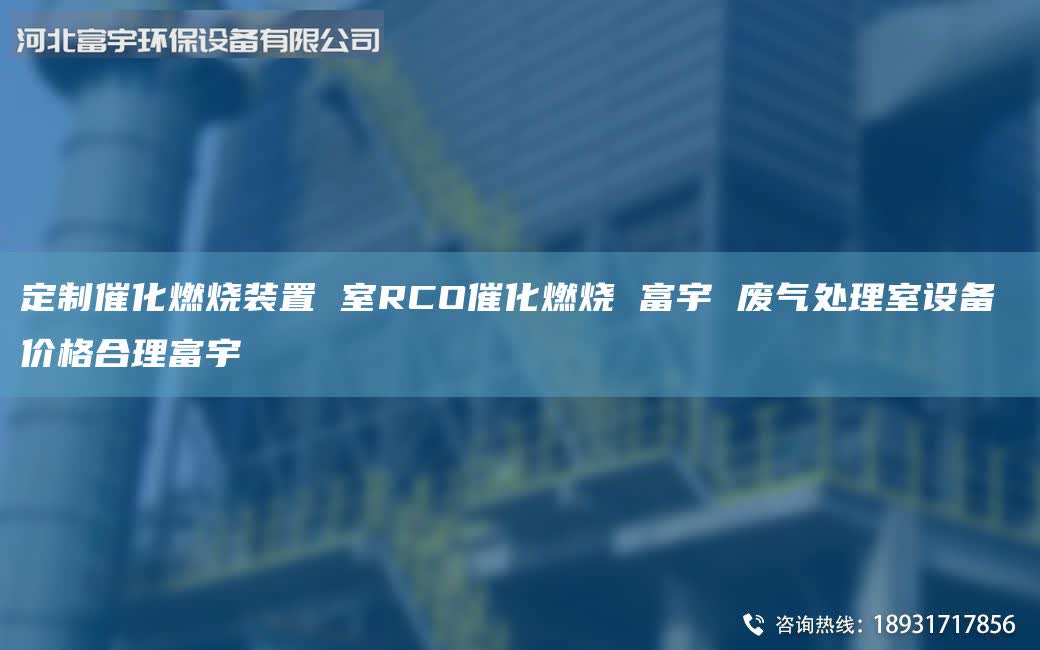 定制催化燃燒裝置 室RCO催化燃燒 富宇 廢氣處理室設(shè)備 價格合理富宇