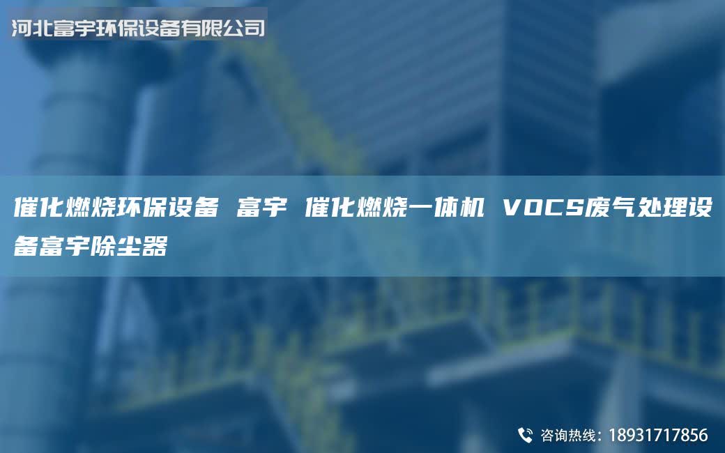 催化燃燒環(huán)保設(shè)備 富宇 催化燃燒一體機 VOCS廢氣處理設(shè)備富宇除塵器