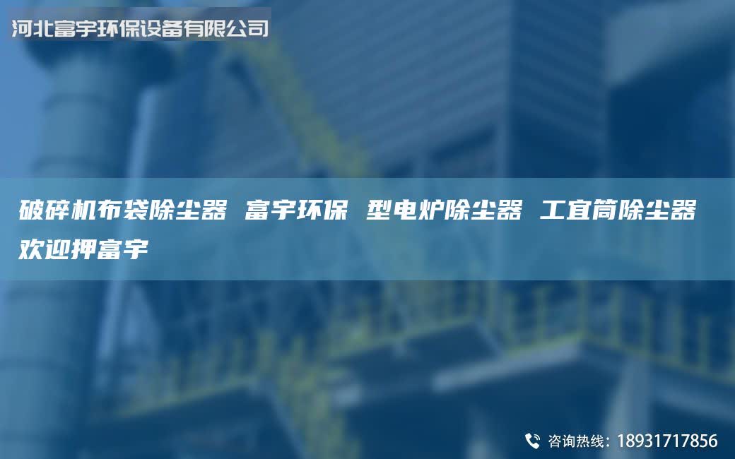 破碎機布袋除塵器 富宇環(huán)保 型電爐除塵器 工宜筒除塵器 歡迎押富宇