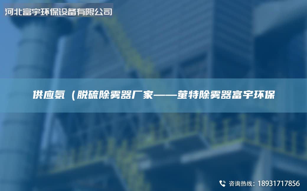 供應(yīng)氨（脫硫除霧器廠家——螢特除霧器富宇環(huán)保
