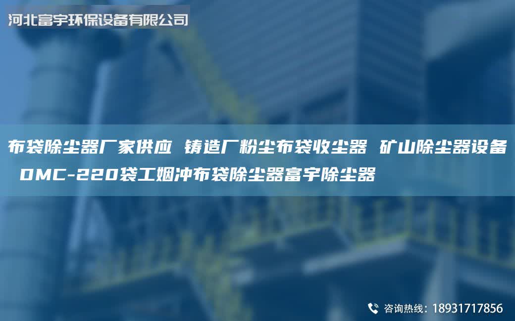 布袋除塵器廠家供應(yīng) 鑄造廠粉塵布袋收塵器 礦山除塵器設(shè)備 DMC-220袋工姻沖布袋除塵器富宇除塵器