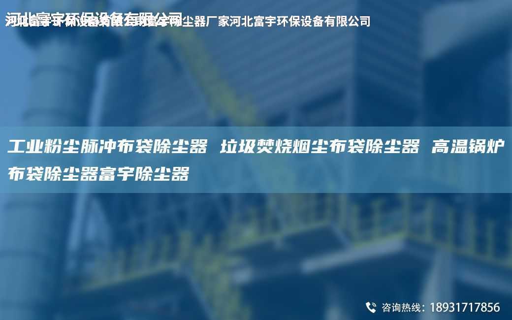工業(yè)粉塵脈沖布袋除塵器 垃圾焚燒煙塵布袋除塵器 高溫鍋爐布袋除塵器富宇除塵器