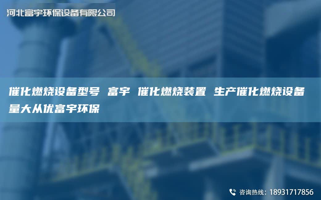 催化燃燒設備型號 富宇 催化燃燒裝置 生產催化燃燒設備 量大從優(yōu)富宇環(huán)保