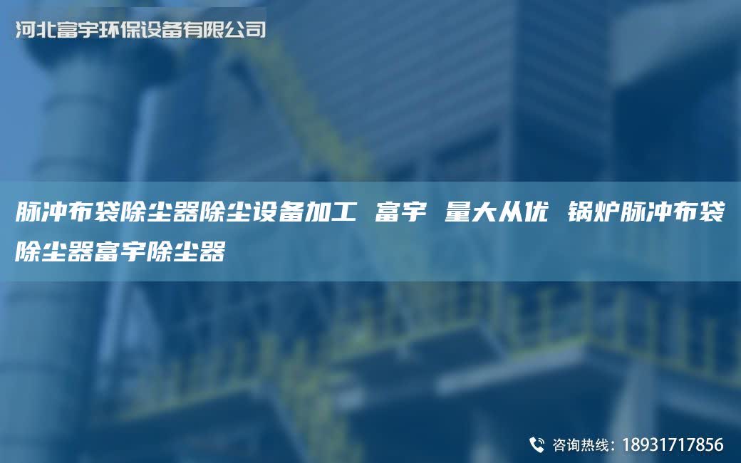 脈沖布袋除塵器除塵設(shè)備加工 富宇 量大從優(yōu) 鍋爐脈沖布袋除塵器富宇除塵器