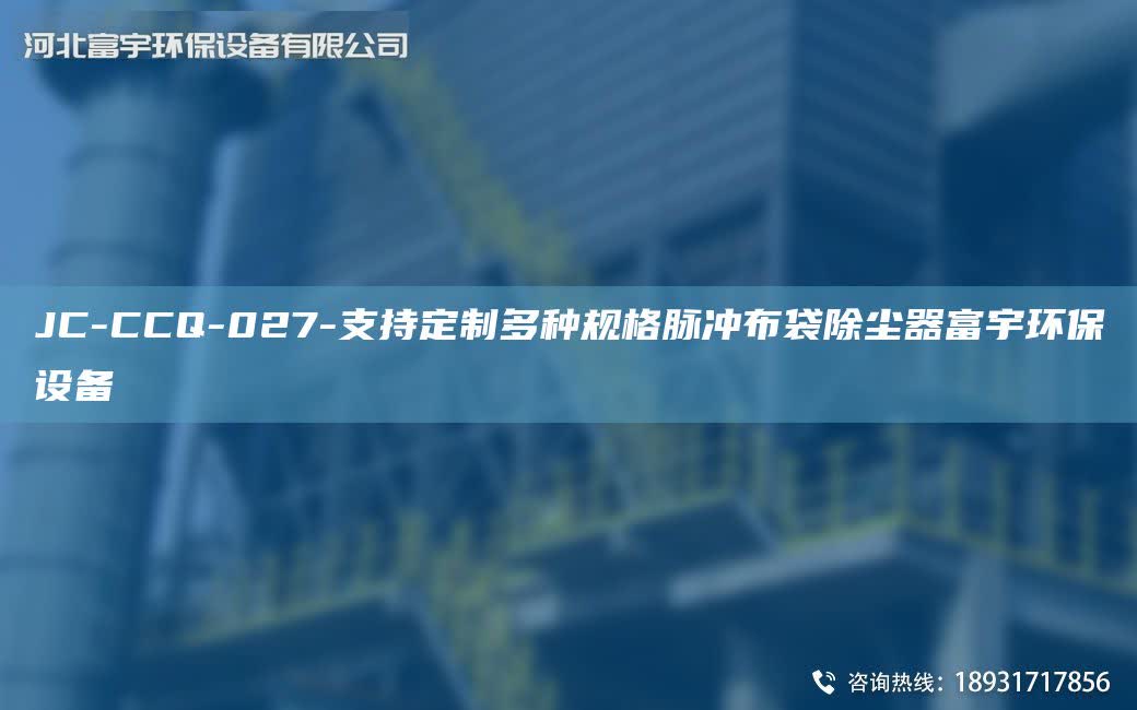 JC-CCQ-027-支持定制多種規(guī)格脈沖布袋除塵器富宇環(huán)保設(shè)備