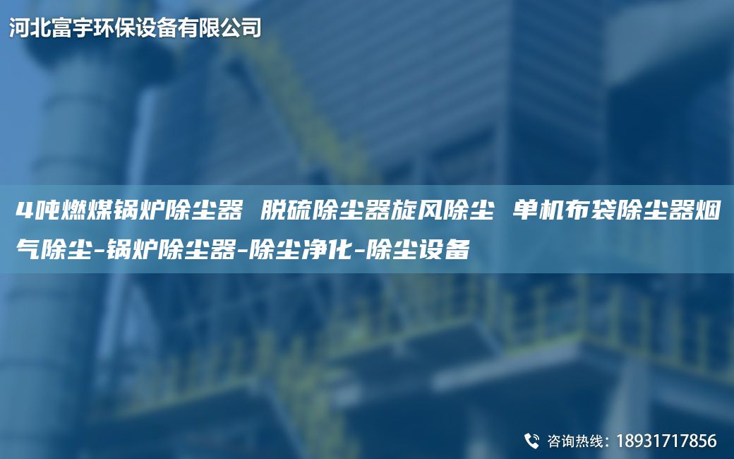 4噸燃煤鍋爐除塵器 脫硫除塵器旋風(fēng)除塵 單機布袋除塵器煙氣除塵-鍋爐除塵器-除塵凈化-除塵設(shè)備