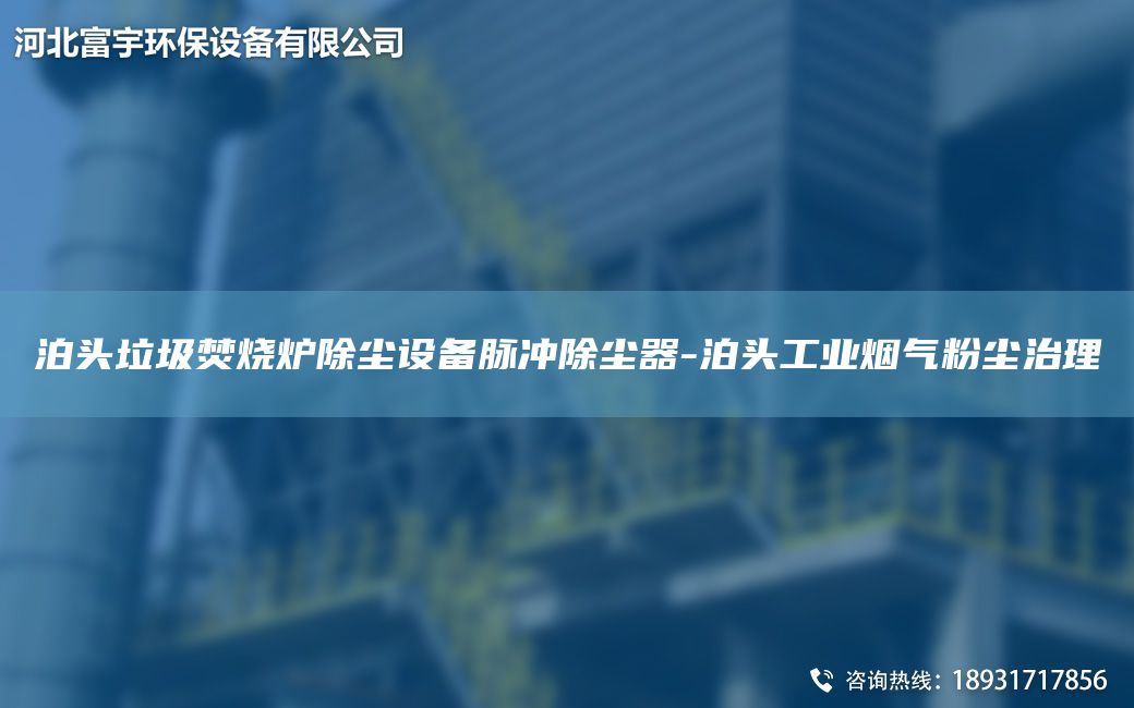 泊頭垃圾焚燒爐除塵設(shè)備脈沖除塵器-泊頭工業(yè)煙氣粉塵治理