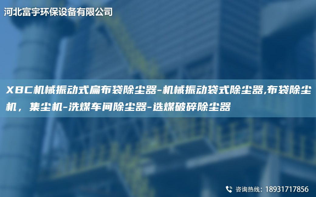 XBC機(jī)械振動(dòng)式扁布袋除塵器-機(jī)械振動(dòng)袋式除塵器,布袋除塵機(jī)，集塵機(jī)-洗煤車間除塵器-選煤破碎除塵器