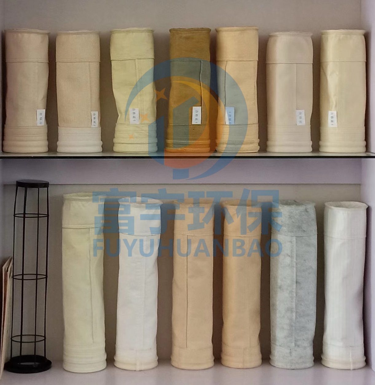 除塵器布袋生產(chǎn)廠家，玻纖除塵器布袋，氟美斯除塵器布袋。